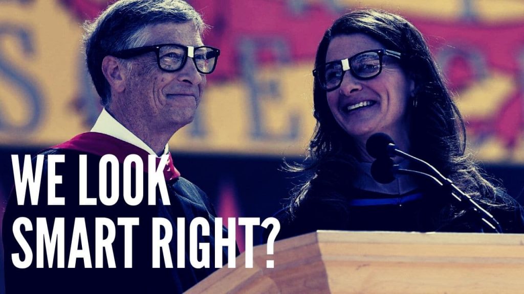 Bill Melinda Gates Look Smart